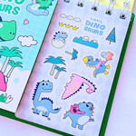 Libreta Colours Dino+ 8 Stickers A-395  26701